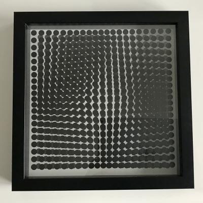 Victor VASARELY(d’après) -  Cinétiques III + Portrait Vasarely, 1973 - Ensemble de deux sérigraphies 2