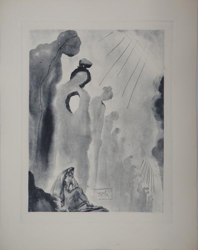 Salvador DALI - Purgatoire 13 : La seconde corniche - Héliogravure et eau-forte 2