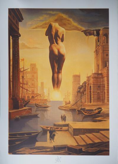 Salvador DALI (d’après) - La main de Dali retirant la Toison d’Or - Printographie signée