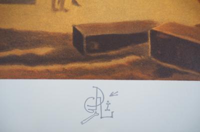 Salvador DALI (d’après) - La main de Dali retirant la Toison d’Or - Printographie signée 2