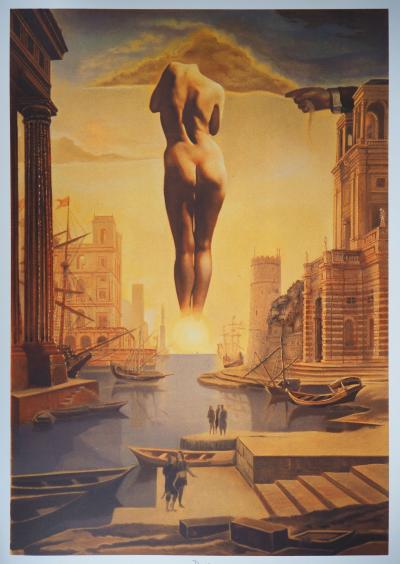 Salvador DALI (d’après) - La main de Dali retirant la Toison d’Or - Printographie signée 2