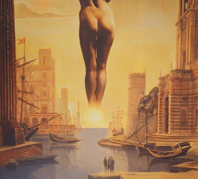 Salvador DALI (d’après) - La main de Dali retirant la Toison d’Or - Printographie signée 2
