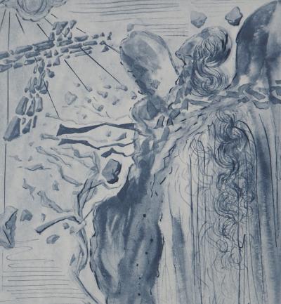 Salvador DALI - Paradis 12 : L’Eclat des corps glorieux - Héliogravure et eau-forte signée 2