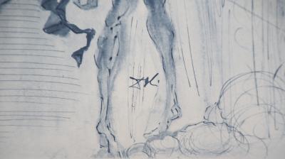 Salvador DALI - Paradis 12 : L’Eclat des corps glorieux - Héliogravure et eau-forte signée 2