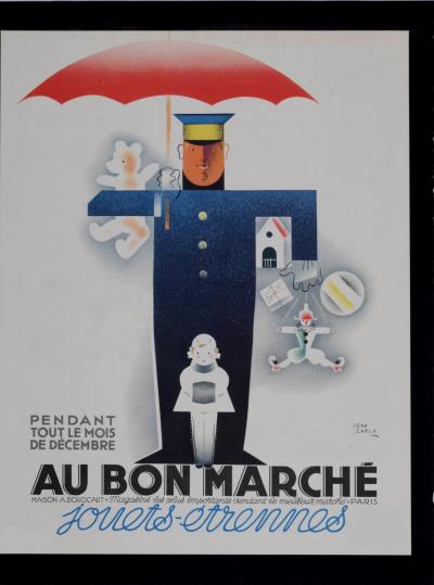 Jean CARLU - Au bon marché, 1932 - Petite affiche lithographique 2