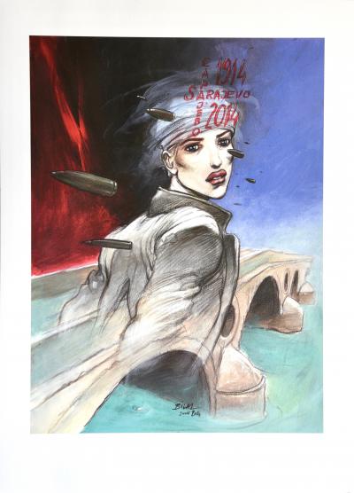 Enki Bilal - Sarajevo - Affiche