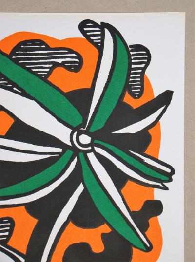 Fernand LEGER - La fleur, 1959 / 71 - Lithographie originale 2