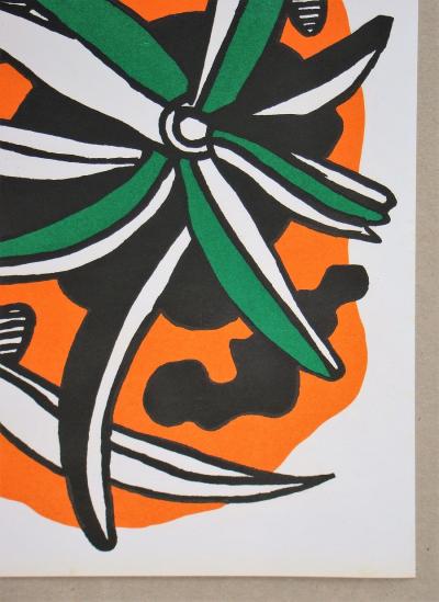 Fernand LEGER - La fleur, 1959 / 71 - Lithographie originale 2