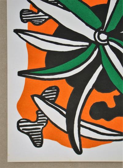 Fernand LEGER - La fleur, 1959 / 71 - Lithographie originale 2
