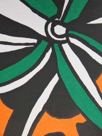 Fernand LEGER - La fleur, 1959 / 71 - Lithographie originale 2