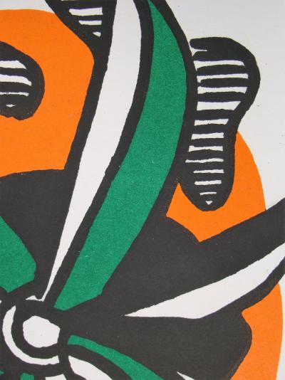 Fernand LEGER - La fleur, 1959 / 71 - Lithographie originale 2