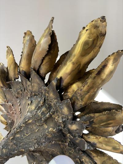 Tommaso BARBI (dans le goût de) - Lampe de parquet Tournesol, circa 1970 2