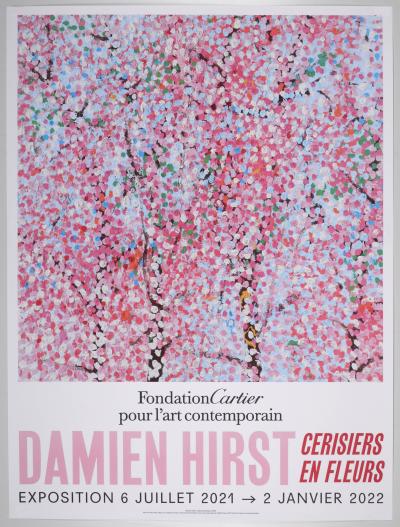 Damien HIRST - Colourful Blossom, Cerisiers en fleurs, 2021 - Offset poster 2