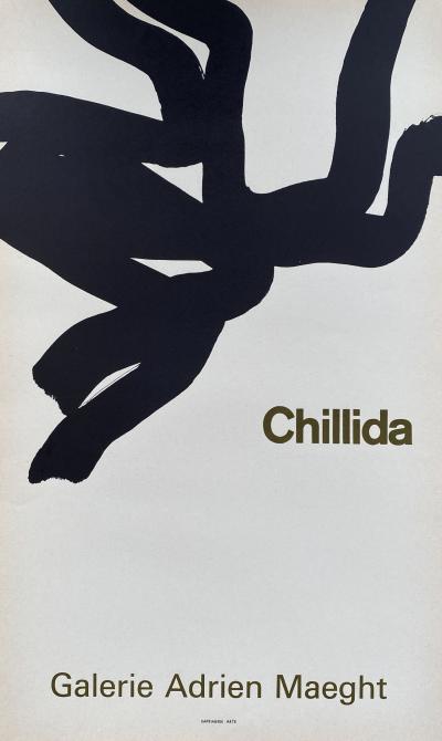Eduardo CHILLIDA - Chilida Galerie Maeght, 1970 - Póster original
