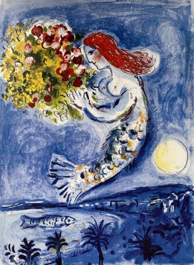 Marc CHAGALL (d’après) - Nice, Baie des Anges - Affiche 2