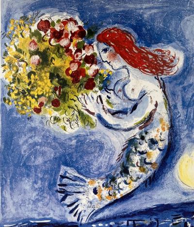 Marc CHAGALL (d’après) - Nice, Baie des Anges - Affiche 2