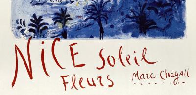 Marc CHAGALL (d’après) - Nice, Baie des Anges - Affiche 2