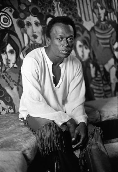 Baron WOLMAN - Portrait de Miles Davis, 1969 - Photographie 2
