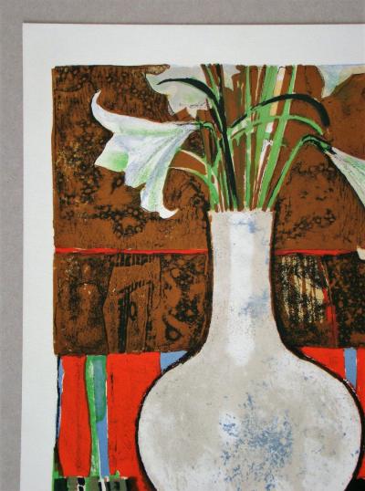 René GENIS - Le poivron, 1968 - Original lithography signed artist proof 2