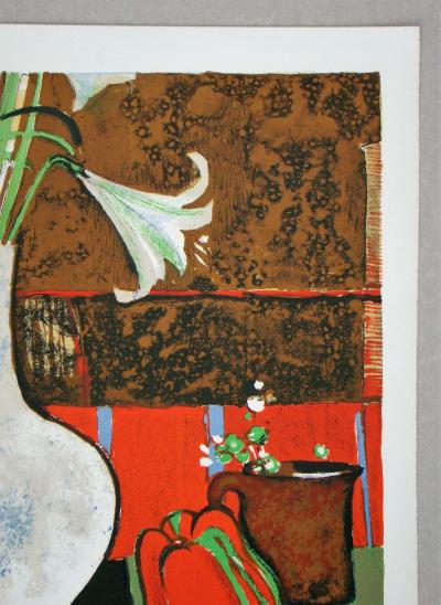 René GENIS - Le poivron, 1968 - Original lithography signed artist proof 2