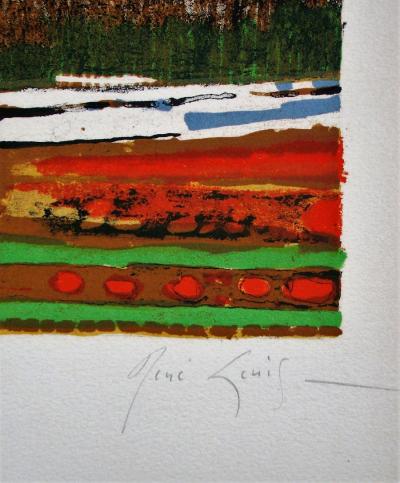 René GENIS - Le poivron, 1968 - Original lithography signed artist proof 2