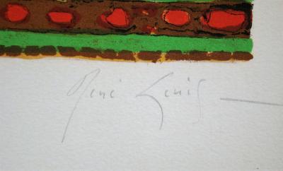 René GENIS - Le poivron, 1968 - Original lithography signed artist proof 2