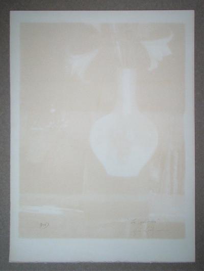 René GENIS - Le poivron, 1968 - Original lithography signed artist proof 2