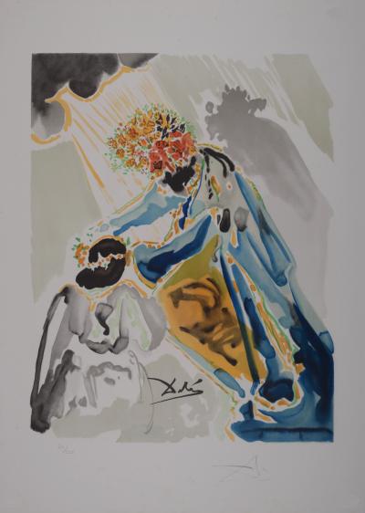 Salvador DALI - Phoebus, ce dieu couronné de lauriers, c. 1979 - Lithograph (Hand-signed!) 2