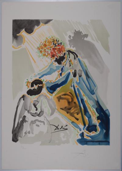 Salvador DALI - Phoebus, ce dieu couronné de lauriers, c. 1979 - Lithograph (Hand-signed!) 2