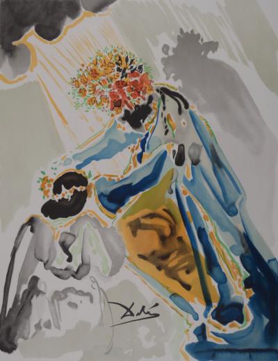 Salvador DALI - Phoebus, ce dieu couronné de lauriers, c. 1979 - Lithograph (Hand-signed!) 2