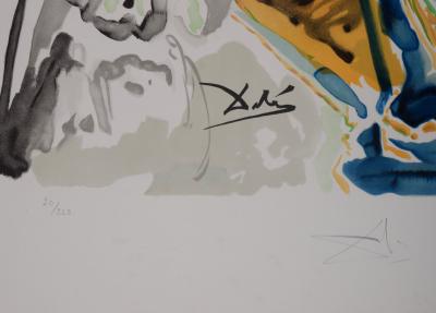 Salvador DALI - Phoebus, ce dieu couronné de lauriers, c. 1979 - Lithograph (Hand-signed!) 2