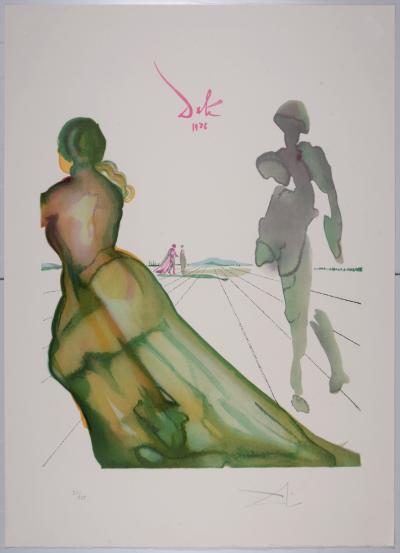 Salvador DALI - La déesse de Cythère..., c. 1979 - Hand signed lithograph 2