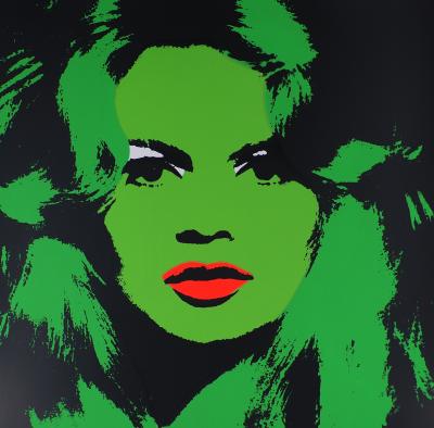 Andy WARHOL (d’après) - Brigitte Bardot en vert - sérigraphie, Sunday B Morning 2