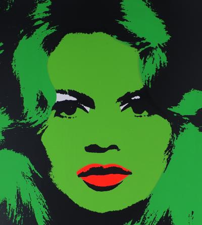 Andy WARHOL (d’après) - Brigitte Bardot en vert - sérigraphie, Sunday B Morning 2