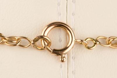 Twisted chain in 18K yellow gold, twisted link, 2