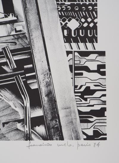 Francisco Melo - Metropolis : Homme du Futur, 1984 - Lithographie originale signée 2