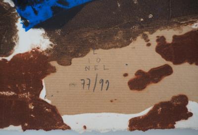 LIONEL : Tellurique - Gravure en carborundum signée 2