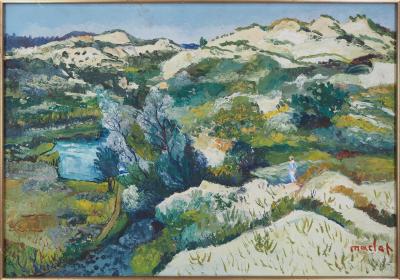 Elisée MACLET - Provincial Landscape, c. 1926 - Oil on canvas signed 2