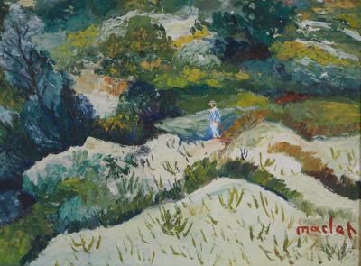 Elisée MACLET - Provincial Landscape, c. 1926 - Oil on canvas signed 2