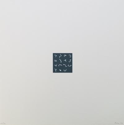 Manfred MOHR - Sans-titre, 1996 - Sérigraphie originale signée au crayon 2