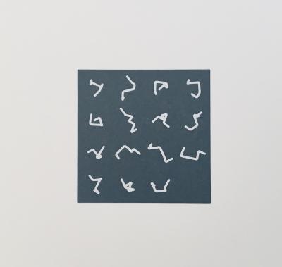 Manfred MOHR - Sans-titre, 1996 - Sérigraphie originale signée au crayon 2