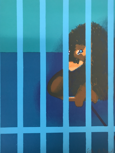 Gilles AILLAUD - Le Lion, 1972 - Lithographie signée au crayon 2