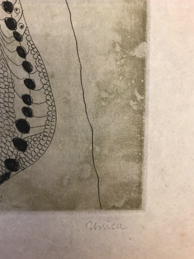 Unica ZÛRN - Oracles et spectacles #6, 1967 - Gravure signée au crayon 2