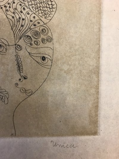 Unica ZÛRN - Oracles et spectacles #1, 1967 - Gravure signée au crayon 2