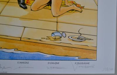 Offset  signée par 10 auteurs de bande-dessinée 2