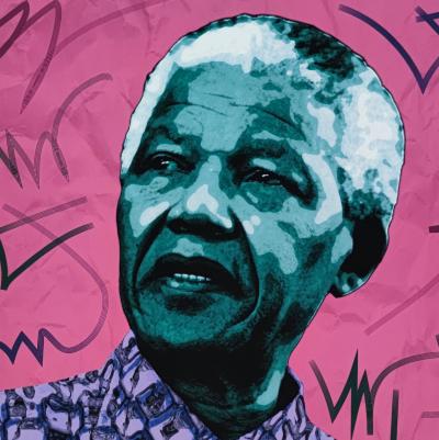 DED2008 - NEVER FORGET Nelson Mandela #13, 2021 - Estampe signée au crayon 2