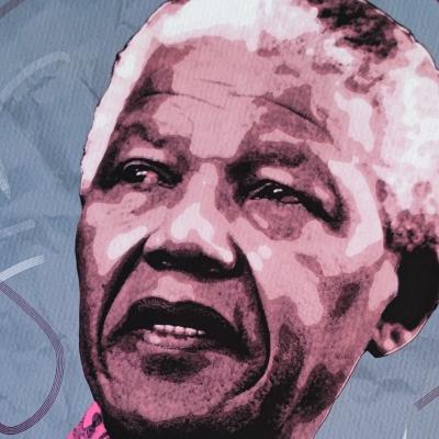 DED2008 - NEVER FORGET Nelson Mandela #6, 2021 - Estampe signée au crayon 2