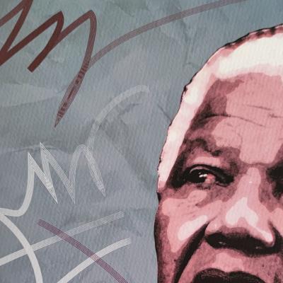 DED2008 - NEVER FORGET Nelson Mandela #6, 2021 - Estampe signée au crayon 2