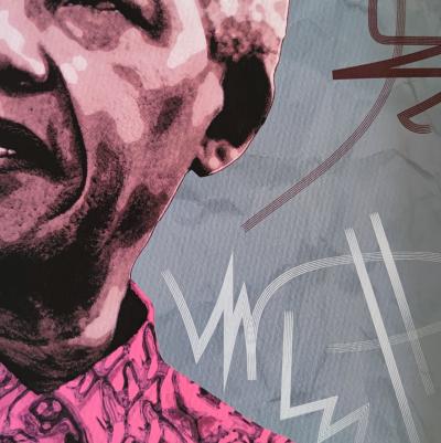 DED2008 - NEVER FORGET Nelson Mandela #6, 2021 - Estampe signée au crayon 2