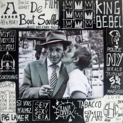 SPACO - A bout de souffle Belmondo, 2021 - Technique mixte 2